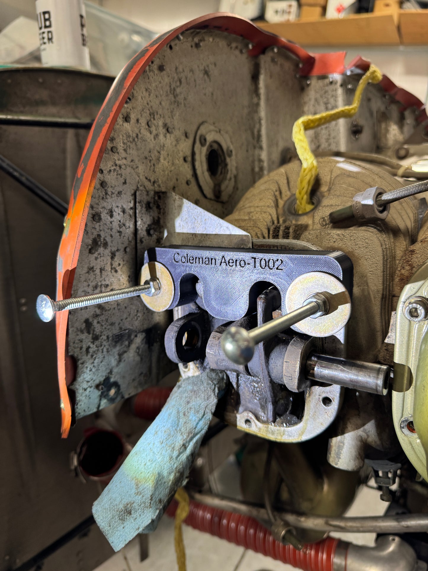 Continental A-65, C-85, C-90, O-200, O-300 spring compressor tool