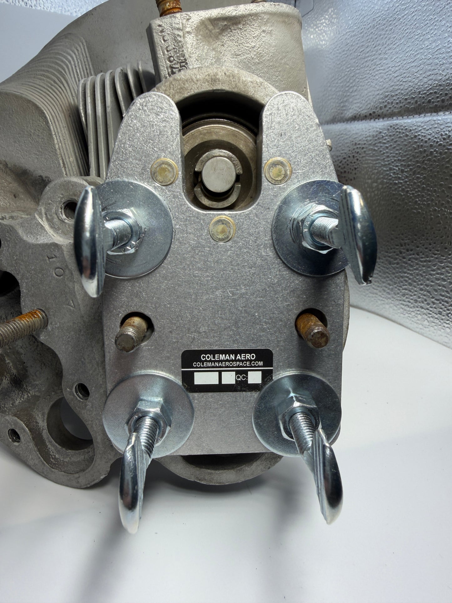 IO-360 Valve Spring Compressor Front In Use